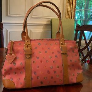 Dooney & Bourke Signature Logo Satchel Pur…